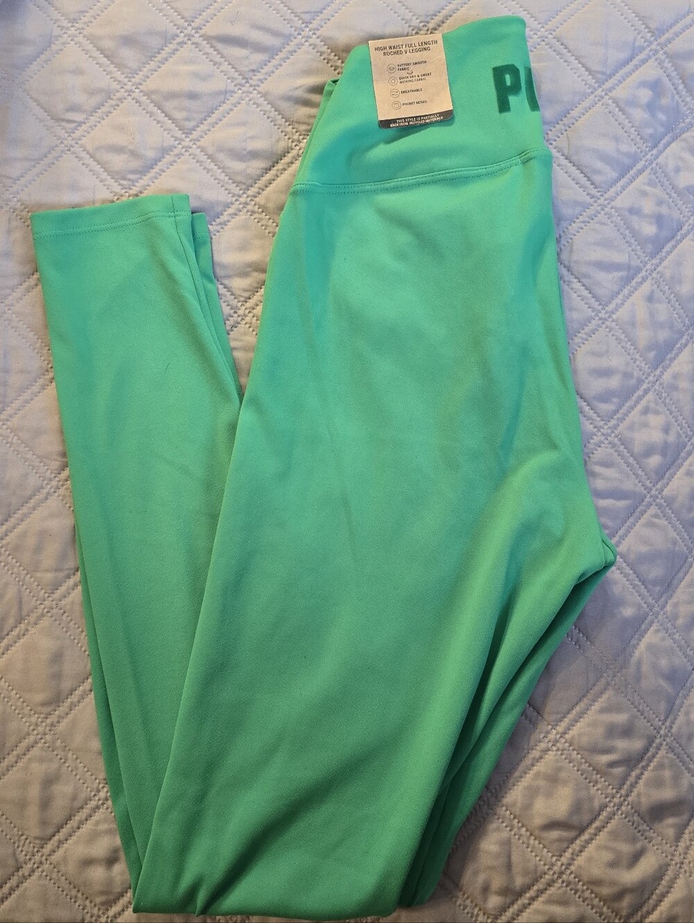 PINK ACTIVE Ultimate Green Activewear Top